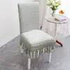 Funda de silla universal para cuatro estaciones para uso en el hogar, respaldo antideslizante todo en uno, funda de silla de comedor integrada, elástica y engrosada