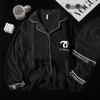 Nuevo Conjunto de Pijama de Terciopelo Pequeño Fragante para Mujer para Primavera y Otoño Ropa de Casa de Terciopelo con Diamantes Dorados de Alta Gama Que Se Puede Usar Afuera
