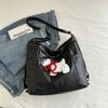 Outono 2024 Nova Chegada Grande Capacidade Moda Bolsa de Axila Simples Filhote de Cachorro Desenho Animado Ombro Comutador Lazer Bolsa Tote