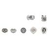 Accesorios de Plata Dura 3D para Pies Plata s999 Proceso de Electroformado 3D DIY Zorro de Nueve Colas Pixiu Yuanbao Ruyi Paso a Paso