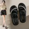 Nuevas Sandalias de Mujer Verano Ropa de Exterior Moda Estilo Hada Hermosas Sandalias Versátiles de Dos Usos Chanclas de Playa Mujer