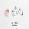 Accesorios Japoneses para Uñas Nuevo Arte de Uñas de Carita Sonriente Accesorios de Diamantes para Arte de Uñas Micro-incrustado Corazón de Durazno Mariposa Decoración de Uñas para Festival Broca para Uñas