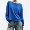 KAI Hoodie Cropped Diagonal Leve com Toque de Nuvem em Malha Terry de Algodão Penteado Estiloso Multi-Uso Chegada Nova Verão 2026