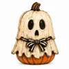 2026 Nueva Decoración Retro de Halloween Pequeñas Figuras de Madera Adornos Artesanía de Madera Creativa para el Hogar y el Escritorio