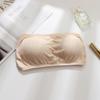 Sujetador push-up sexy sin tirantes para mujer, con espalda descubierta, copas fijas, a prueba de tubo y antideslizamiento.