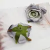 Cabeza de flor de rosa de simulación de alta gama material para corona hecha a mano DIY color retro europeo estilo bosque accesorios hechos a mano decoración