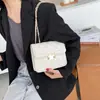 Bolsa Feminina Primavera Pequena 2022 Internet Popular Nova Moda Rhombic Chain Bag Internet Popular ins Shoulder Crossbody Bag