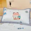 Funda de almohada infantil de seda de hielo de dibujos animados clase A individual 30X50 Verano 2026 Nuevo modelo Refrigerante Funda para núcleo de almohada de seda de hielo