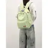 Mochila Fresca e Simples com Estampa de Letras para Mulheres, Novo Modelo 2026, Adequada para Alunos do Ensino Fundamental II e Médio, Bolsa Versátil de Grande Capacidade para Viagens Curtas