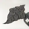 Lenço de Seda Estampado Levemente Luxuoso para Mulheres, Lenço Triangular, Lenço Triangular Decorativo de Seda, Lenço de Pescoço, Xale, Atacado