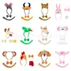 Diademas de Animales con Relleno de Algodón, Diademas 3D de los Doce Signos del Zodiaco, Accesorios para el Cabello para Actuaciones Infantiles, Accesorios para Disfraces, Día del Niño