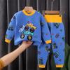 Venta Directa de Fábrica Conjunto Térmico de Ropa Interior para Niños Acolchado de Tres Capas Engrosado para Niños y Niñas Ropa de Casa Otoño e Invierno Ropa para Bebés y Niños