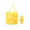 Bolsa de Compras Plegable Creativa con Muñeco de Oso de Color Sólido Nueva Bolsa de Compras Plegable de Almacenamiento Bolsa de Compras Portátil de Gran Capacidad