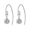 Pendientes de Sirena Moda Femenina Brillantes Estéreo Circonita Pendientes de Cola de Ballena Estilo Marino Japonés Pendientes de Estudiante Nuevo Estilo
