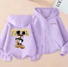 Ropa Nueva para Niños Sudadera con Capucha Transfronteriza para Niños Nueva Estampado de Dibujos Animados Top Primavera y Otoño Corte Holgado para Niños Mayores