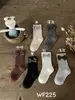 WF225 Calcetines Nuevos de Otoño para Niños Bebé Cuadros Nudo Decorado Algodón Peinado Calcetines Cortos Estilo Princesa Calcetines de Moda Venta al por Mayor
