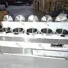 Carrito de Fideos de Acero Inoxidable, Carrito de Sopa de Fideos, Carrito de Puesto de Olla Caliente Picante, Uso Comercial para Rodajas de Carne Fuding