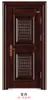 Puerta de Entrada Clase A, Puerta Antirrobo, Puerta de Entrada Ventilada, Puerta de Seguridad para el Hogar, Puerta Doble con Impresión por Transferencia de Grano de Madera, Venta Directa de Fábrica