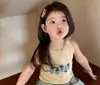 Conjunto de Verano para Niñas Falda Corta Dopamina 2026 Nuevo Chaleco de Punto Versátil Falda Pantalón para Bebés