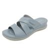 Js554-3 Verano 2025 Sandalias Dulces Moda para Mujer Comercio Exterior Talla Grande Pantuflas de Suela Gruesa Zapatos de Playa Venta al por Mayor