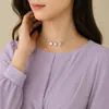 Europeu e Americano simples moda feminina artesanal cadeia de jóias liga estrela estrela de cinco pontas colar curto clavícula cadeia