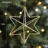 Pendente Bola de Natal Nova com Glitter Transfronteiriço Pingente Atmosfera de Árvore de Natal Decoração de Festa Suprimentos Decorações de Natal