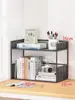 Estante de Almacenamiento de Escritorio, Estantería de Múltiples Niveles para Escritorio, Estante de Almacenamiento de Libros, Estante en Capas para Escritorio de Oficina, Estante de Hierro para Colocar Archivos