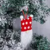 Decoraciones para Colgar Árbol de Navidad de Comercio Exterior Reno sin Rostro Gnomo Anciano Atmósfera Adornos de Tela Colgantes Souvenirs de Navidad