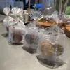 Bolsa de Doce Biscoito Margarida Pequena Biscoito Assado Embalagem de Comida Amarração Bolso Plano Véspera de Natal Saco de Embalagem de Maçã