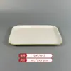Vajilla Comercial Imitación Porcelana Melamina Tazones y Platos Pequeños, Platos Planos Bicolor, Platos Redondos, Tazones para Sopa, Especialmente Diseñados para Cadenas de Restaurantes de Comida Rápida