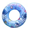 Anillo de natación transparente con lentejuelas al por mayor de fábrica, anillo de natación de sirena estrellada, anillo de natación engrosado para adultos, salvavidas de axila