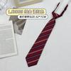 Corbata de Estilo Japonés a Rayas Tokyo Estacional Jk Estilo Original Estudiante Universitario Colegial Roja Cian Dorada con Colección de Corbatas para Mujer