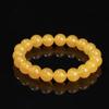 Pulsera de Ágata Amarilla Natural de Alta Calidad, Mineral Original, Aceite Fino, Translúcida, Círculo Único, Blanqueamiento, Corte de Precisión, Suministro de Fábrica Estable