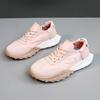 [Personalizado] Zapatos Nuevos para Papá Jcf2601 para Mujer Primavera y Verano 2024 Aumento de Altura Transpirables Suela Gruesa Color Puro Versátiles Blanco