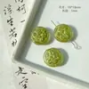 Serie Roja y Verde de Oso y Estrella de Vid Checa Doméstica Mariposa Hecha a Mano Capullo de Flor Oro Pintado Materiales y Accesorios para Pulsera DIY