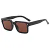 Gafas de Sol Cuadradas Retro Europeas y Americanas para Mujer, Gafas de Moda Transfronterizas, Forma Cóncava Personalizada, Gafas de Sol de Moda Callejera para Hombre