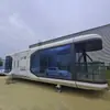 Casa Cápsula Espacial para Camping em RV Dois Quartos e Uma Sala de Estar Contêiner de Vida Casa Móvel Montagem Modular Casa de Atividades