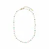 Collar de Acero Inoxidable con Piedras de Color Irregulares Estrelladas de Dopamina Colorido para Mujer Cadena Versátil para Clavícula Nuevo Conjunto de Lujo Ligero