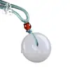 Colgante de Jade Natural Verde Tianshan Regalo para Ancianos Hebilla de Paz Verde Esmeralda Verde Claro Flor Flotante Hilo de Oro Hebilla de Paz de Jade