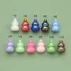 Pingente de Cabaça Acrílica Iridescente Estilo Pérola 3D Charme de Cabacinha para Pulseira Colar DIY Miçangas Acessórios Artesanais
