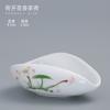 Té de porcelana blanca, té de porcelana de loto, pala de té de cerámica, cuchara de té de apreciación del té, juego de té de kung fu, arte del té, accesorios para la ceremonia del té