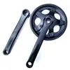 Roda de bicicleta comum antiquada 26/24 buraco quadrado 32 dentes elétrica derretimento roda de pintura manivela grande volta Acessórios Suprimentos