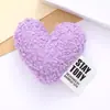 Otoño e Invierno Nuevos Accesorios de Corazón de Felpa Rellenos de Algodón Accesorios para Ropa Sombreros Accesorios para Ropa Corazones de Melocotón Dulces y Lindos