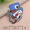 Parches Bordados para Computadora al por Mayor, Parches Bordados de Calavera Lindos, Parches Decorativos para Ropa Estilo Punk, Parches de Bandera Pirata