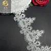 Moda para mujer poliéster seda transparente encaje de lentejuelas 4.5cm nuevo accesorios y materiales para falda de velo en stock para venta al por mayor