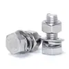 Perno Hexagonal Externo M6M8M10M12 Tornillo Tuerca Acero Inoxidable 304 Accesorios Completos Juego de 4 Extensiones Combinadas
