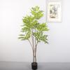 Árbol Grande de Camelia Artificial Fragante en Maceta, Planta Grande de Piso para Jardín Paisajismo Decoración Interior, Decoración de Escaparate, Bambú Nandina Artificial