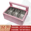 Caixa Especial Sobremesa Bolo Empilhado Caixa Isolada Camadas Quiosque Comercial Geladeira Tiramisu Transparente Metabo