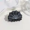 Moda Transfronteriza Europea y Americana Versátil Pinza para el Pelo de Telaraña de Halloween Clip Creativo Divertido de Mariposa Murciélago de Halloween para Mujeres