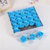 Presente de Dia dos Namorados Caixa de Presente com Flores de Sabão de Cinco Camadas com Base Buquê Decorativo Artesanal Flor de Sabão Atacado